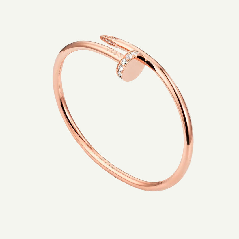 Cartier - Bracelet Juste un Clou Diamants Or Rose