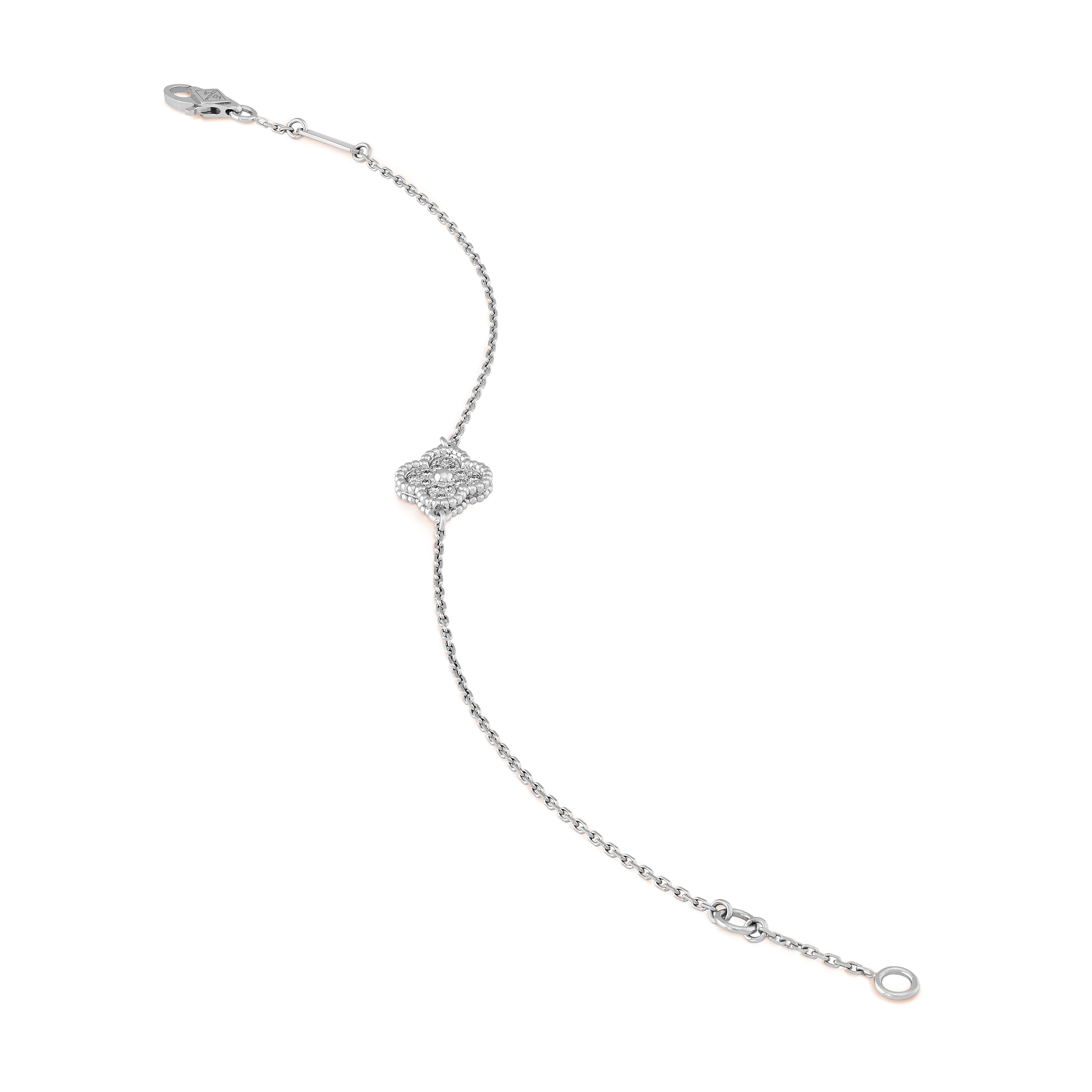Van Cleef Sweet Alhambra Or blanc