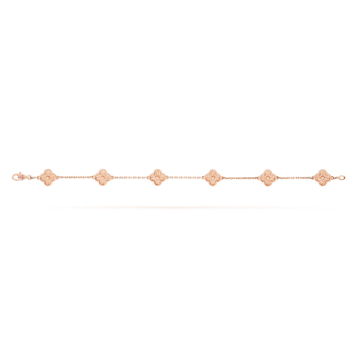 Van Cleef Sweet Alhambra 6 motifs Or rose