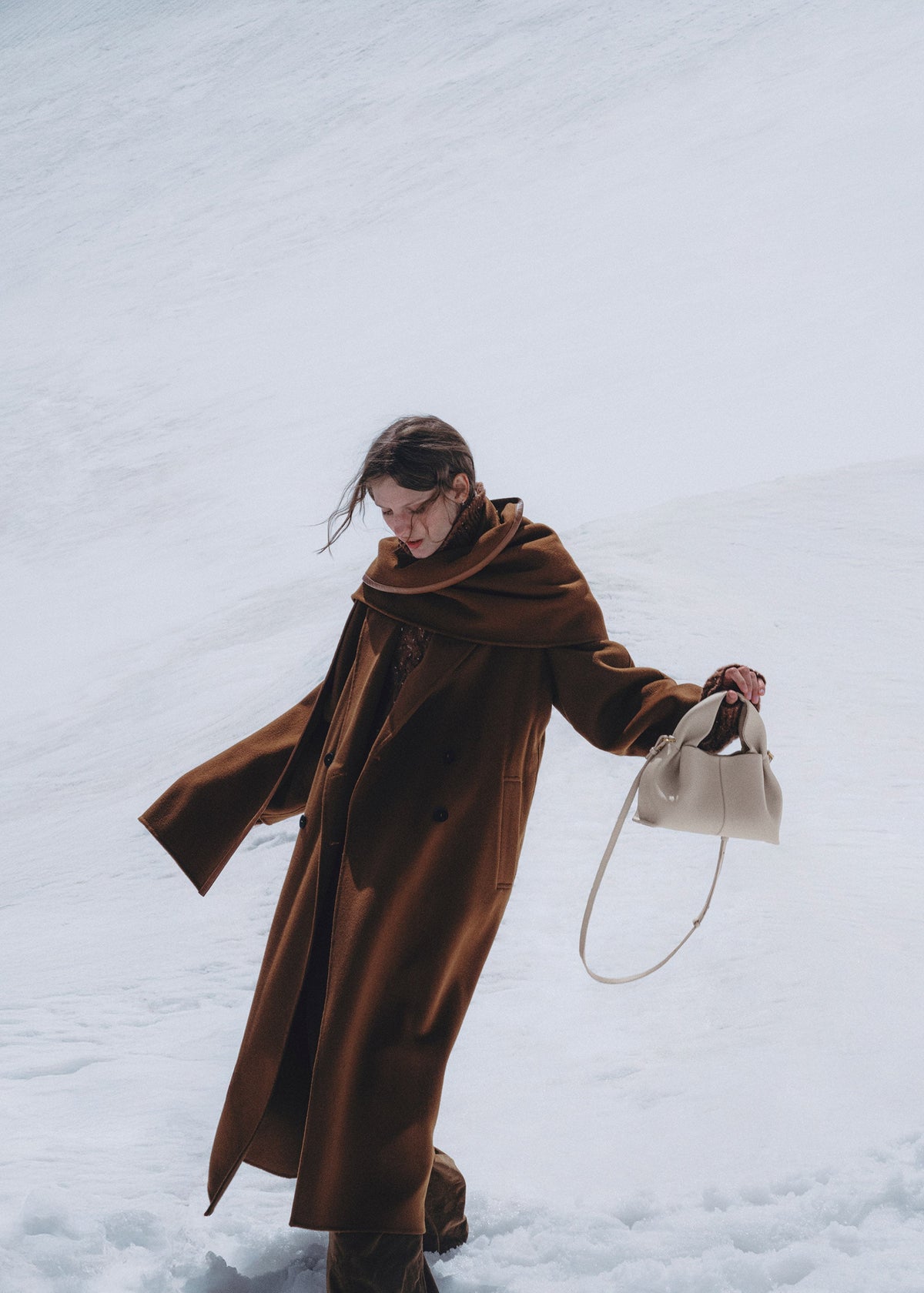 Polène Sac Numéro Neuf Mini Brume Grainé