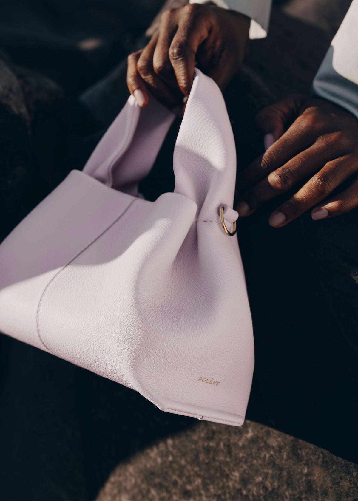 Polène Sac Numéro Neuf Mini Glycine Grainé