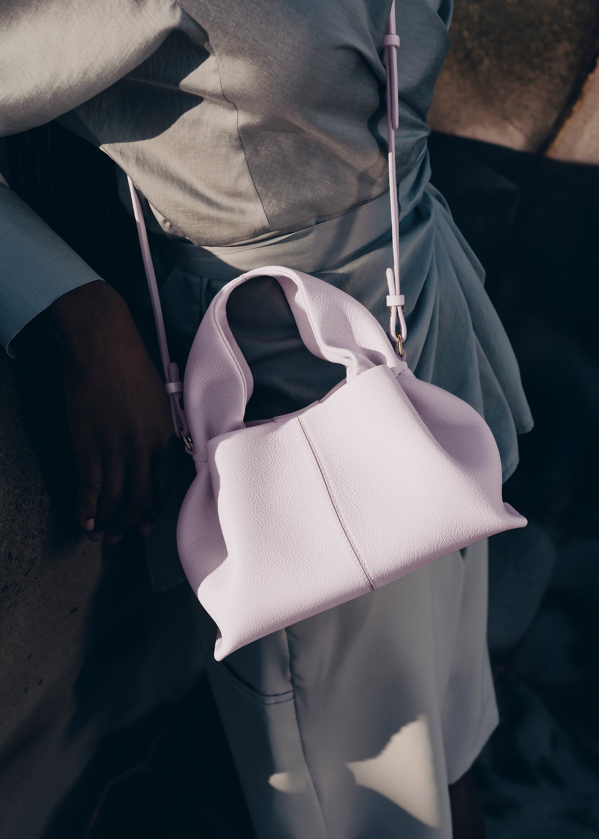 Polène Sac Numéro Neuf Mini Glycine Grainé