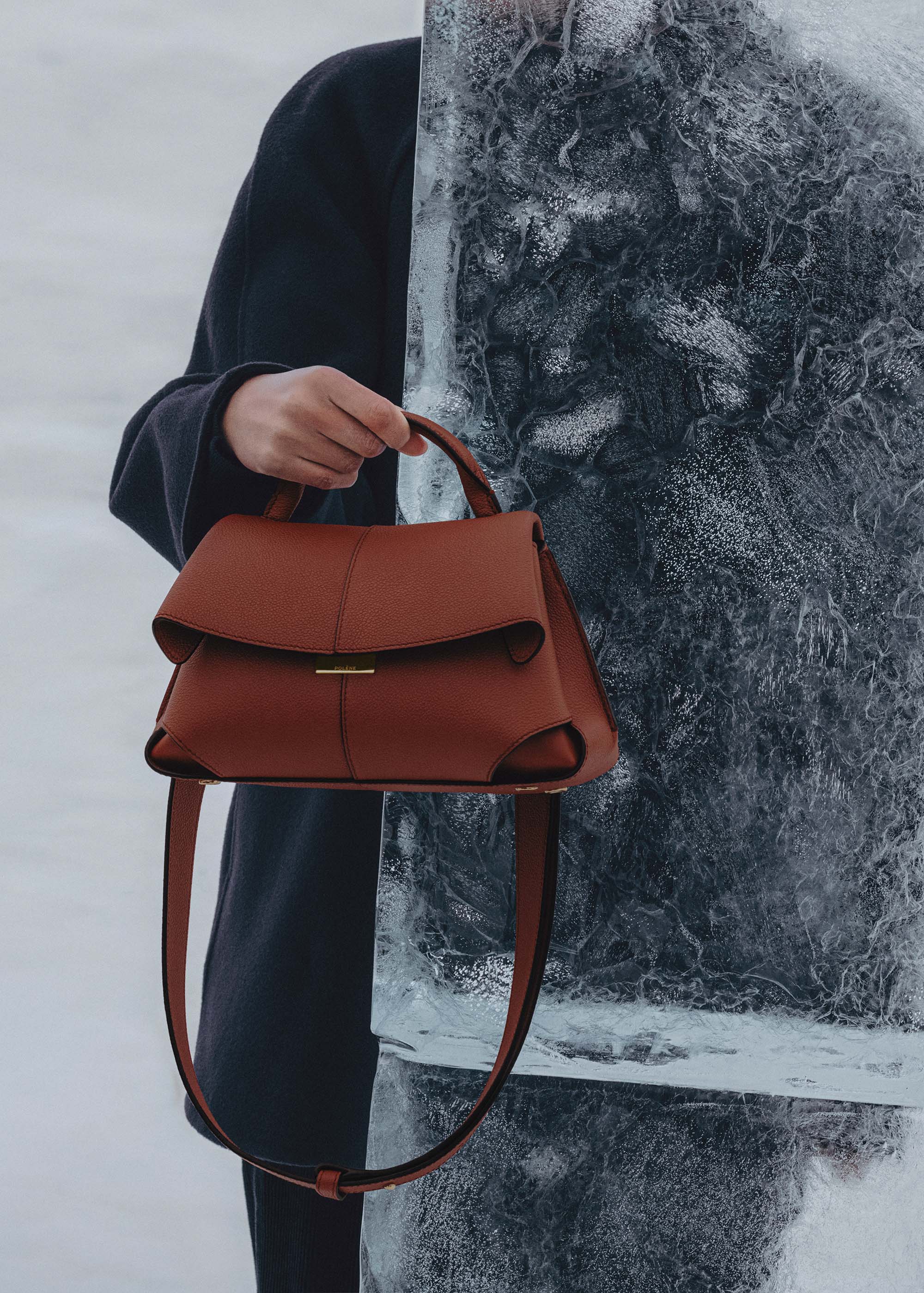 Polène Sac Mokki Mini Argile Rouge Grainé
