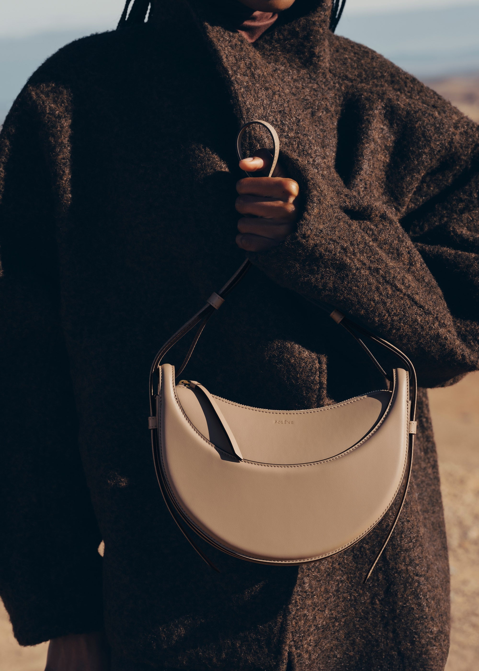 Polène Sac Numéro Dix Argile Lisse