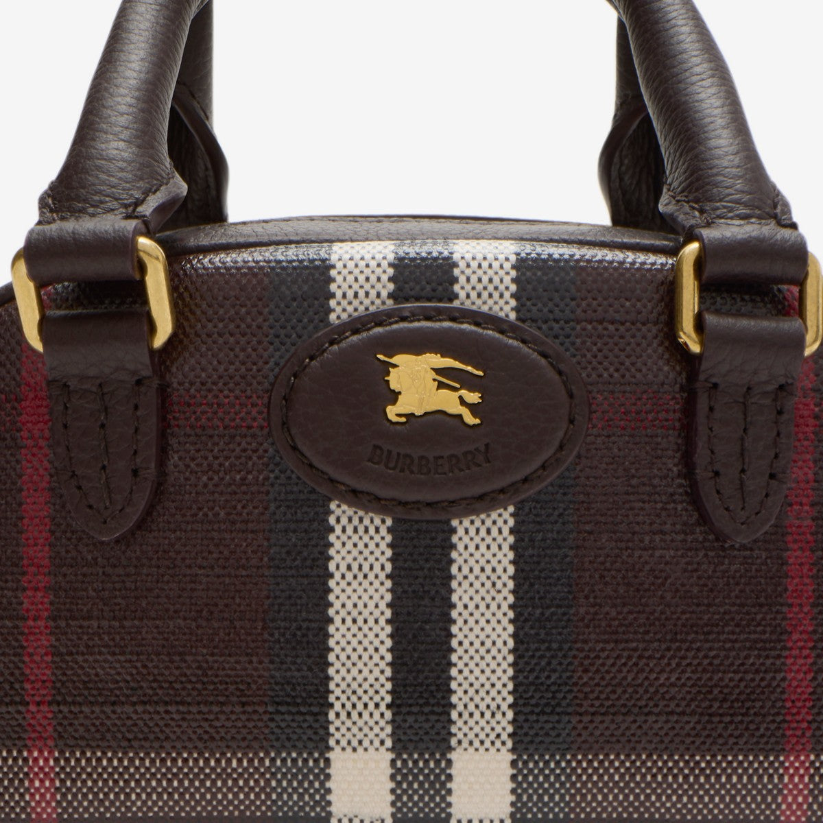 Burberry Mini sac bowling Highlands Noir