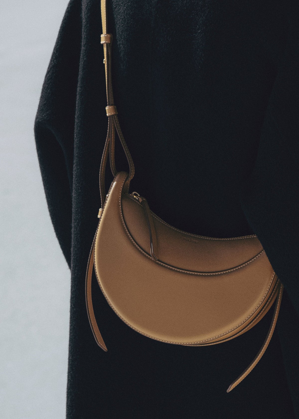 Polène Sac Numéro Dix Ocre Lisse