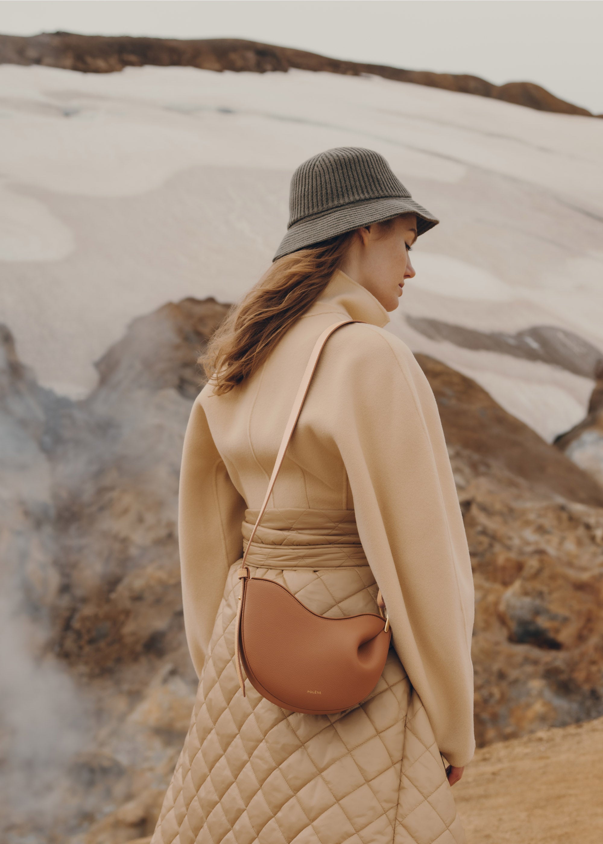 Polène Sac Tonca Duo Camel