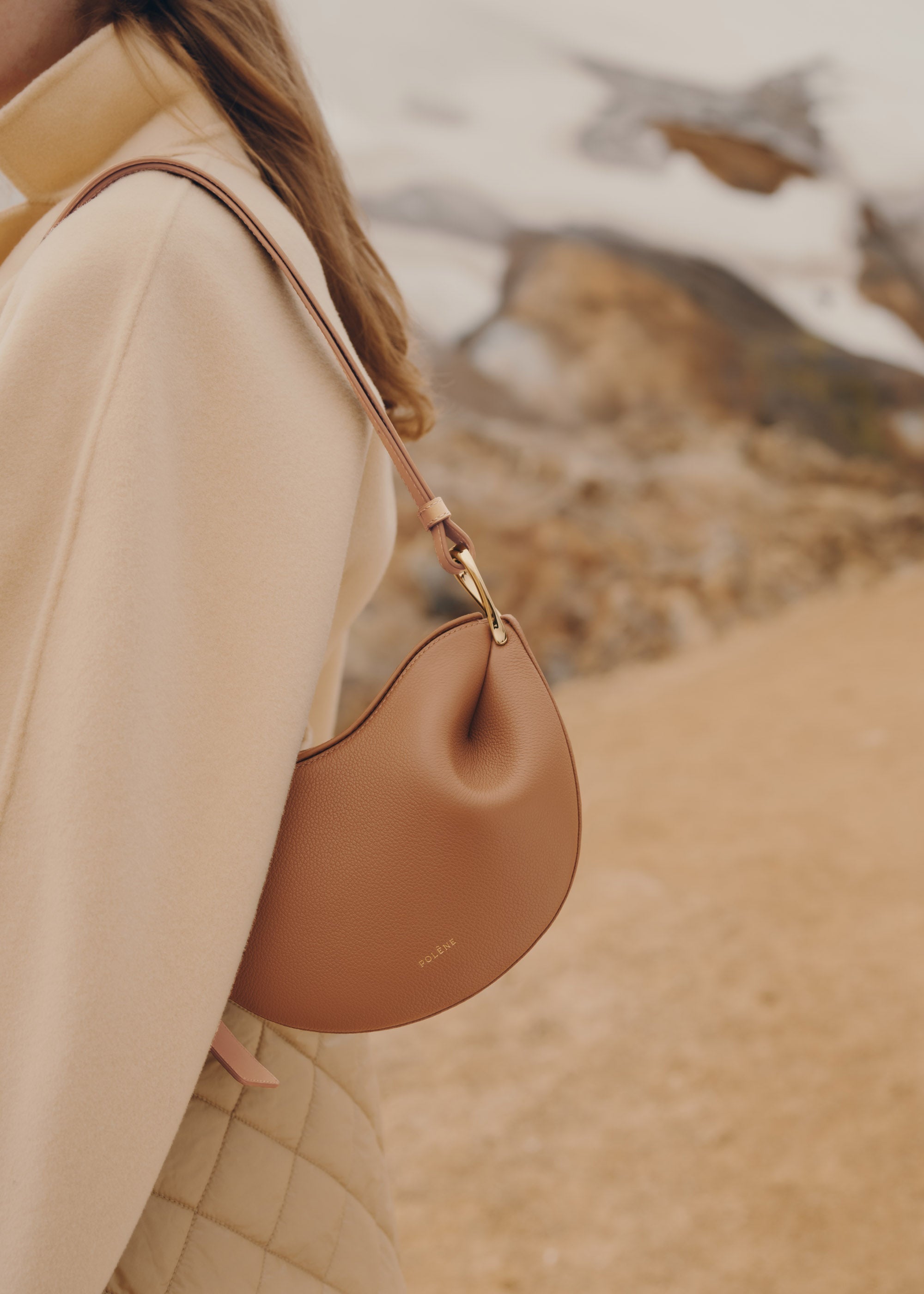 Polène Sac Tonca Duo Camel