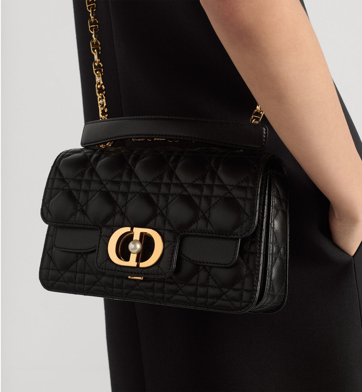 Dior Sac Top Handle Jolie Small Noir