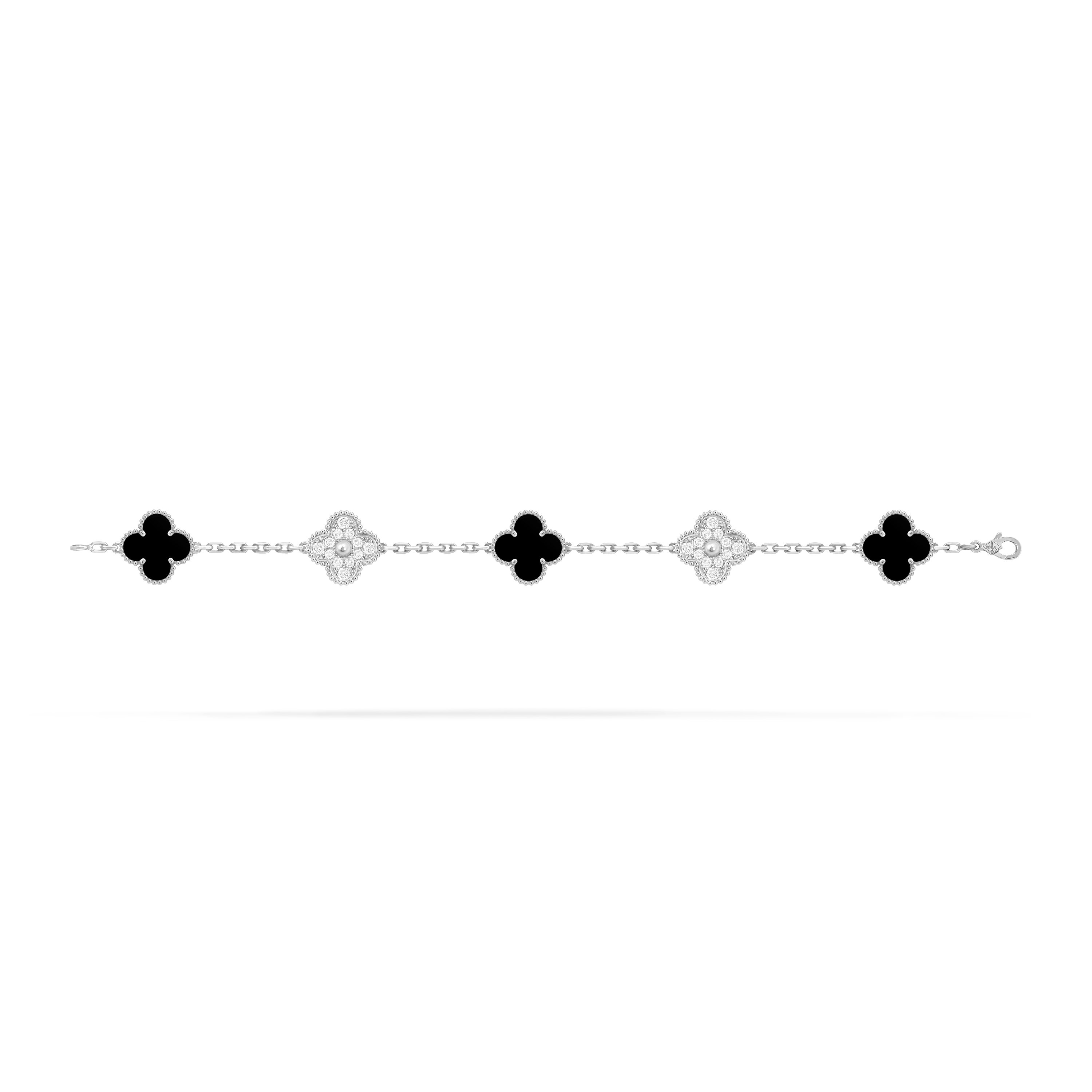 Van Cleef - Vintage Alhambra 5 motifs Onyx