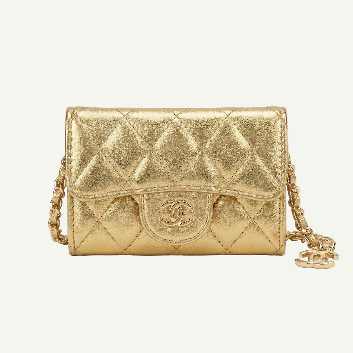 Mini Sac Chanel Dorée