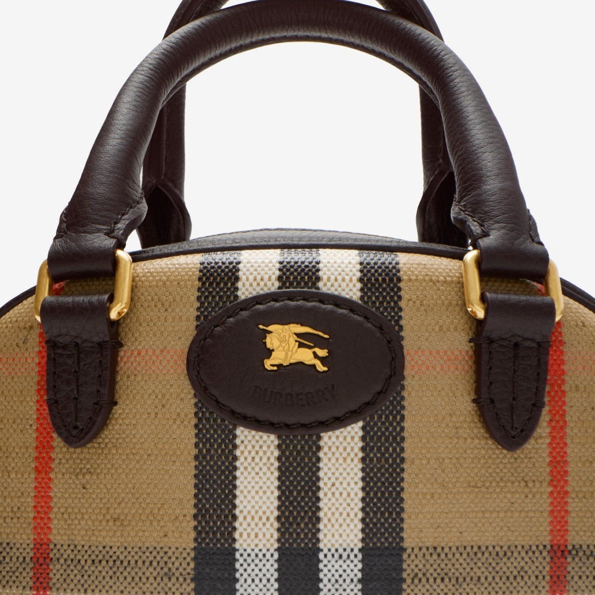 Burberry Mini sac bowling Highlands Hazel