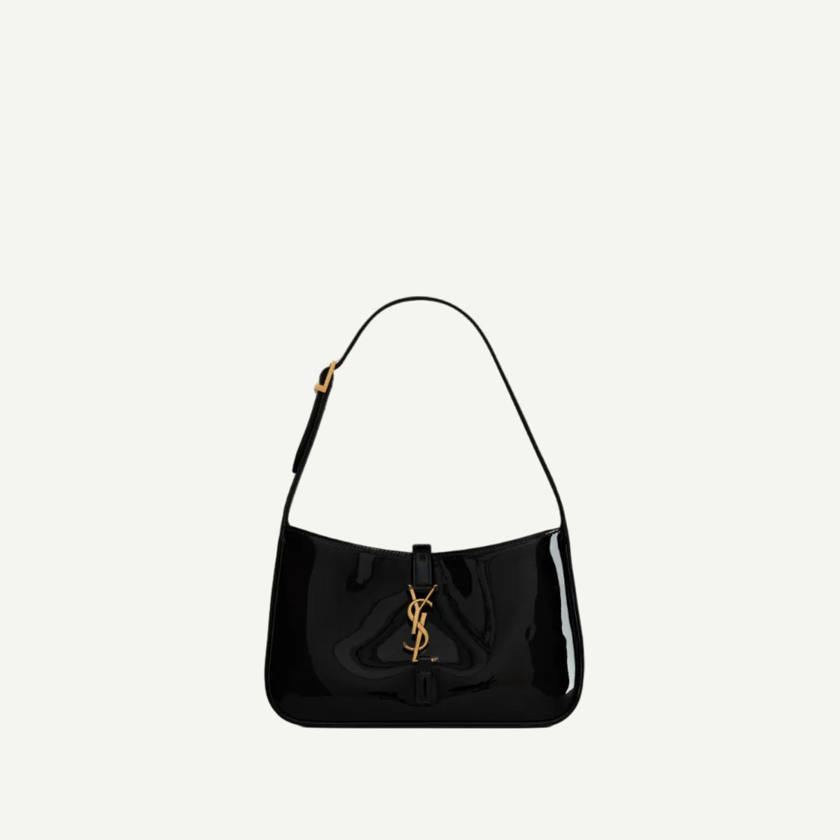 Saint Laurent Sac Le 5 à 7 Mini Verni Noir