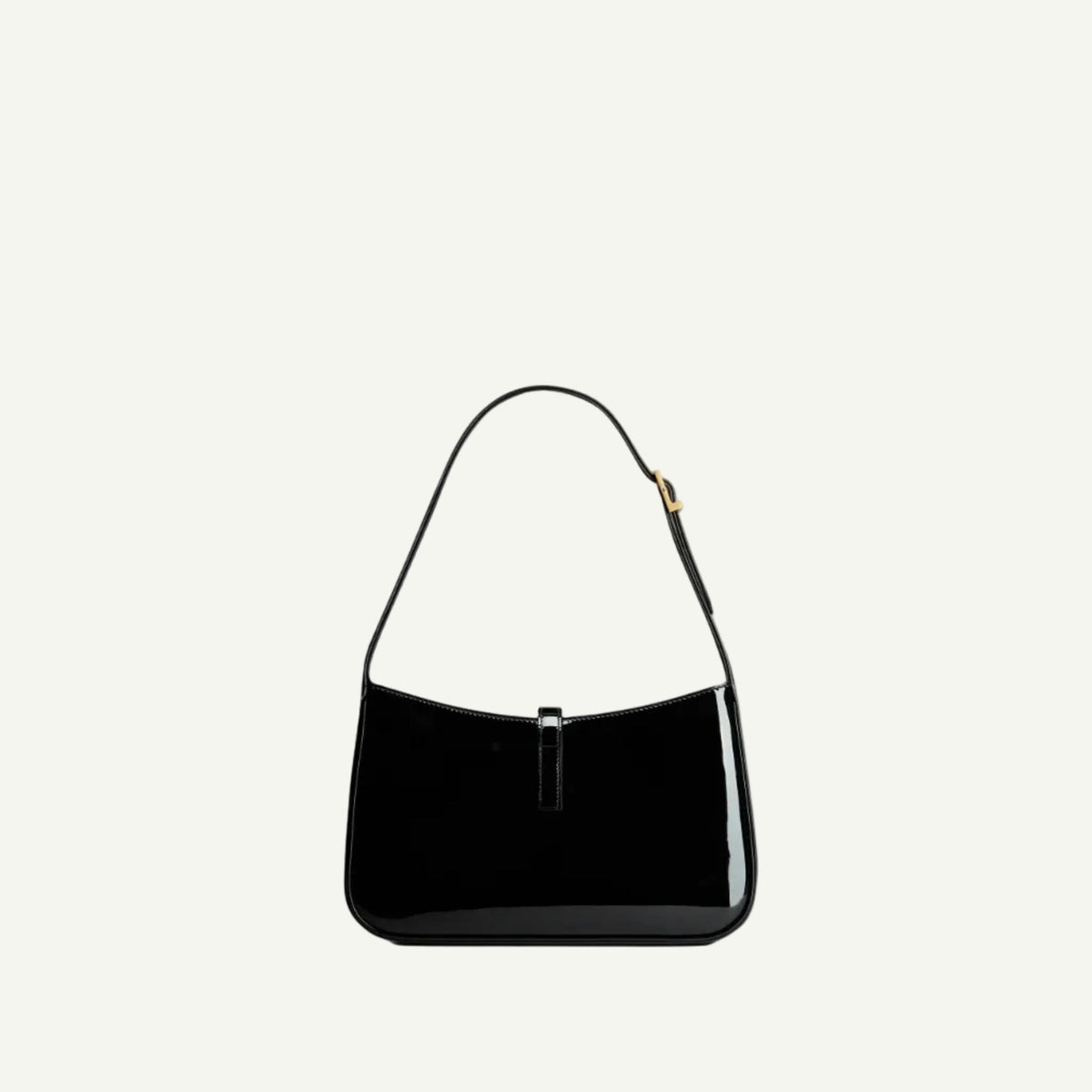 Saint Laurent Sac Le 5 à 7 Mini Verni Noir