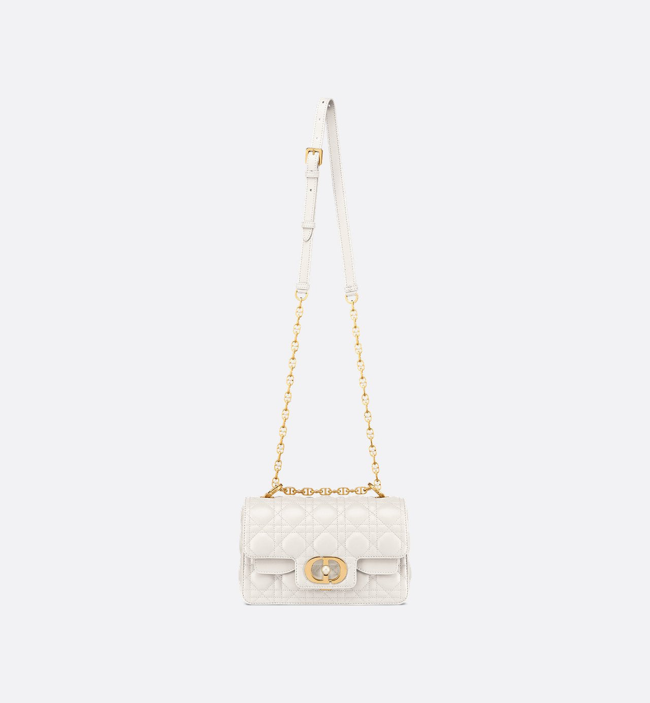 Dior Sac Top Handle Jolie Small Blanc