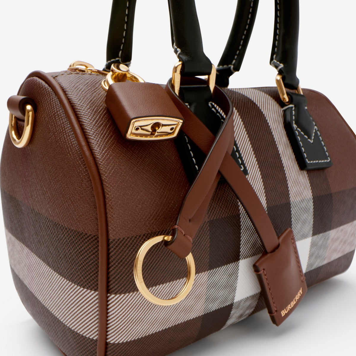 Burberry Mini sac bowling Check