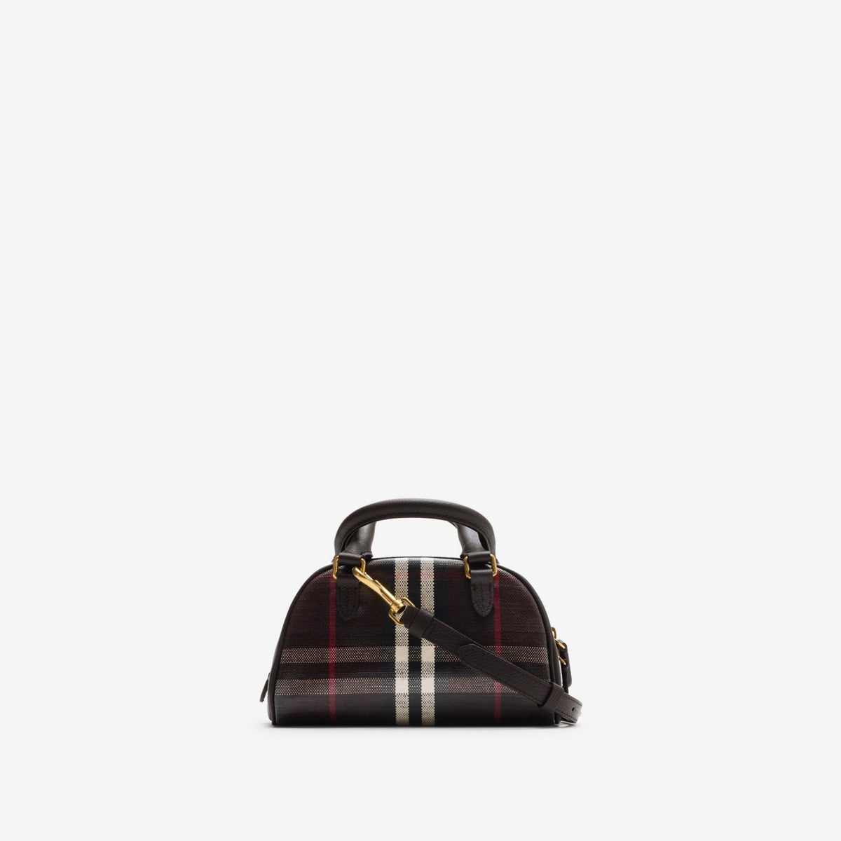 Burberry Mini sac bowling Highlands Noir
