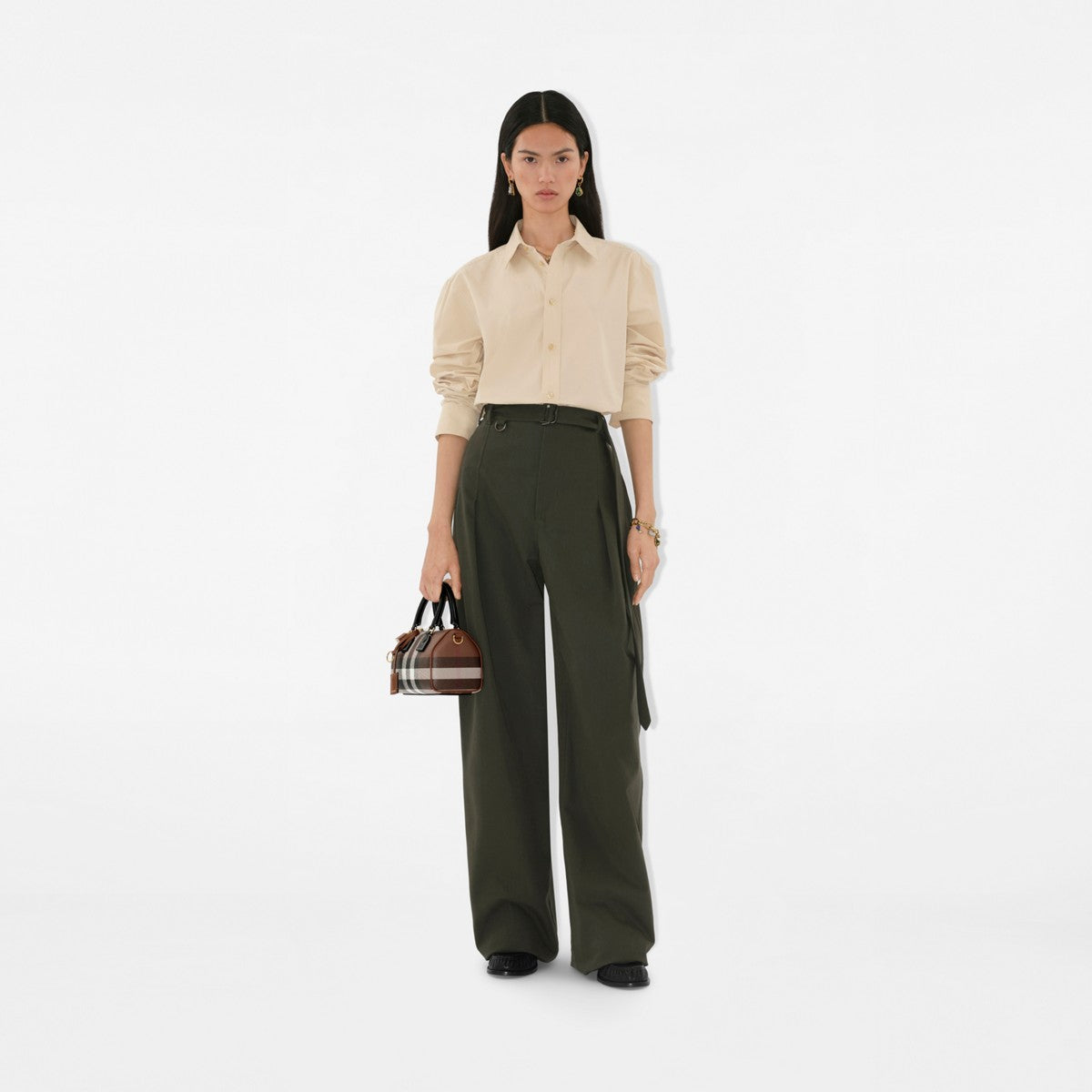 Burberry Mini sac bowling Check