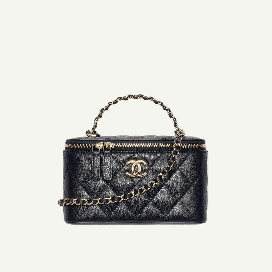 Chanel Sac Long Vanity Chaine Noir