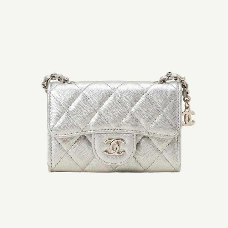 Mini Sac Chanel Argenté
