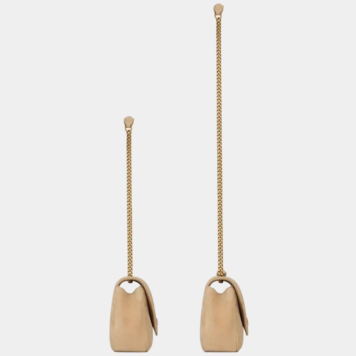 Saint Laurent Sac Loulou Small Suède Matelassé