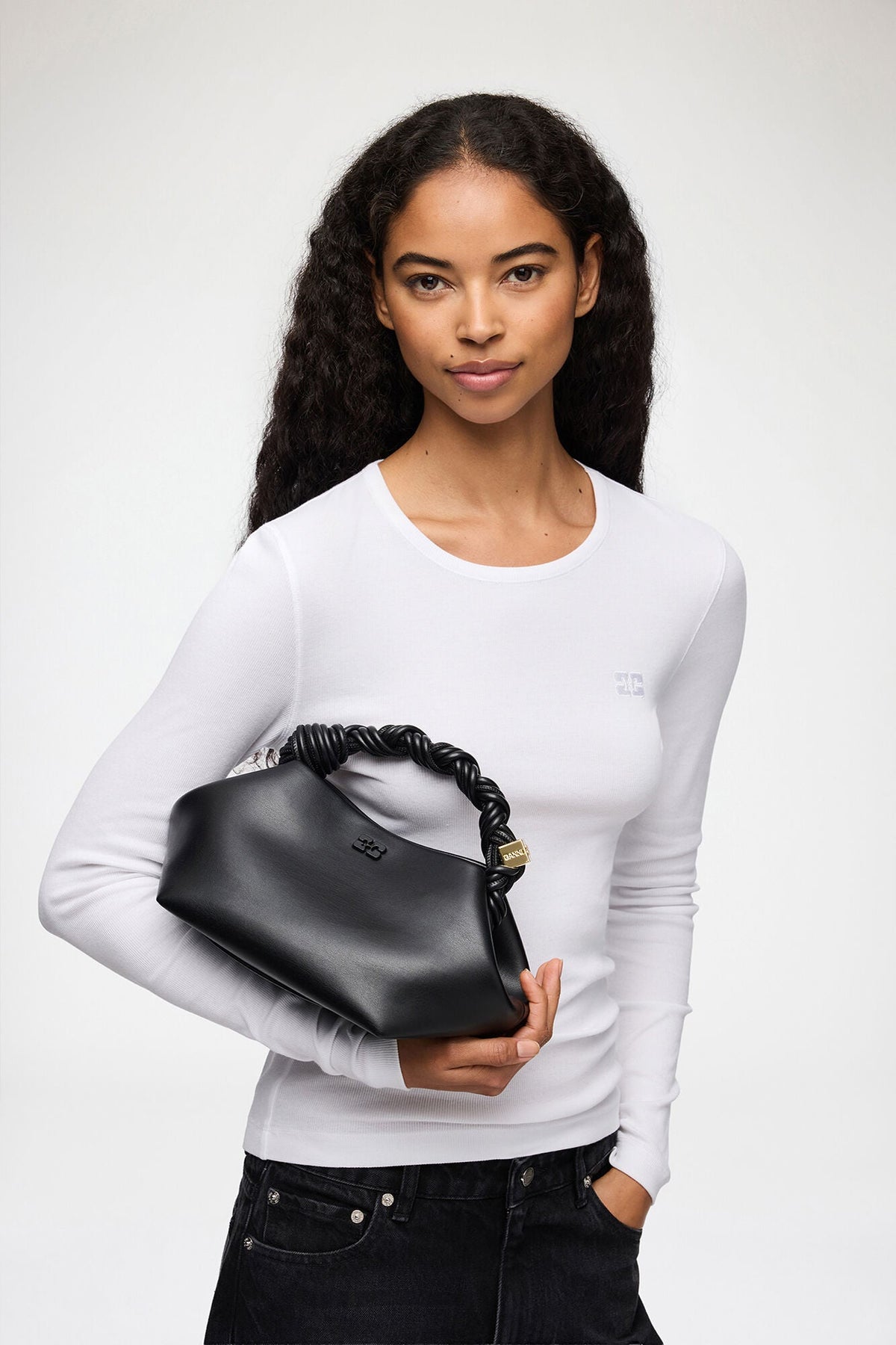 Sac Ganni Bou Petit Noir