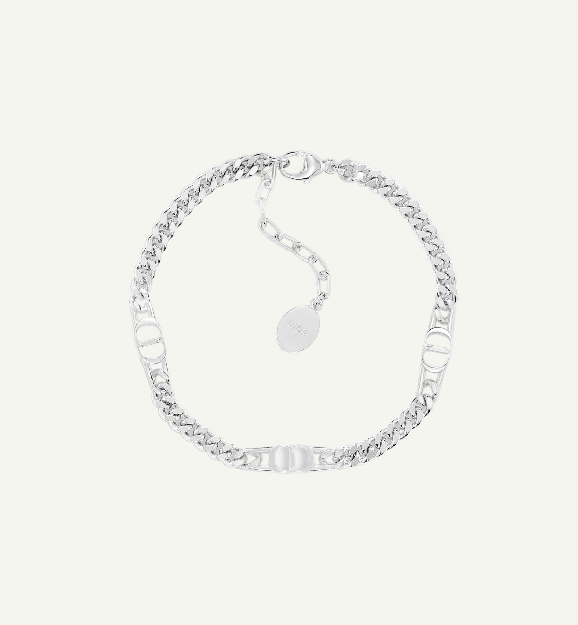 Dior - Bracelet à maillons fins CD