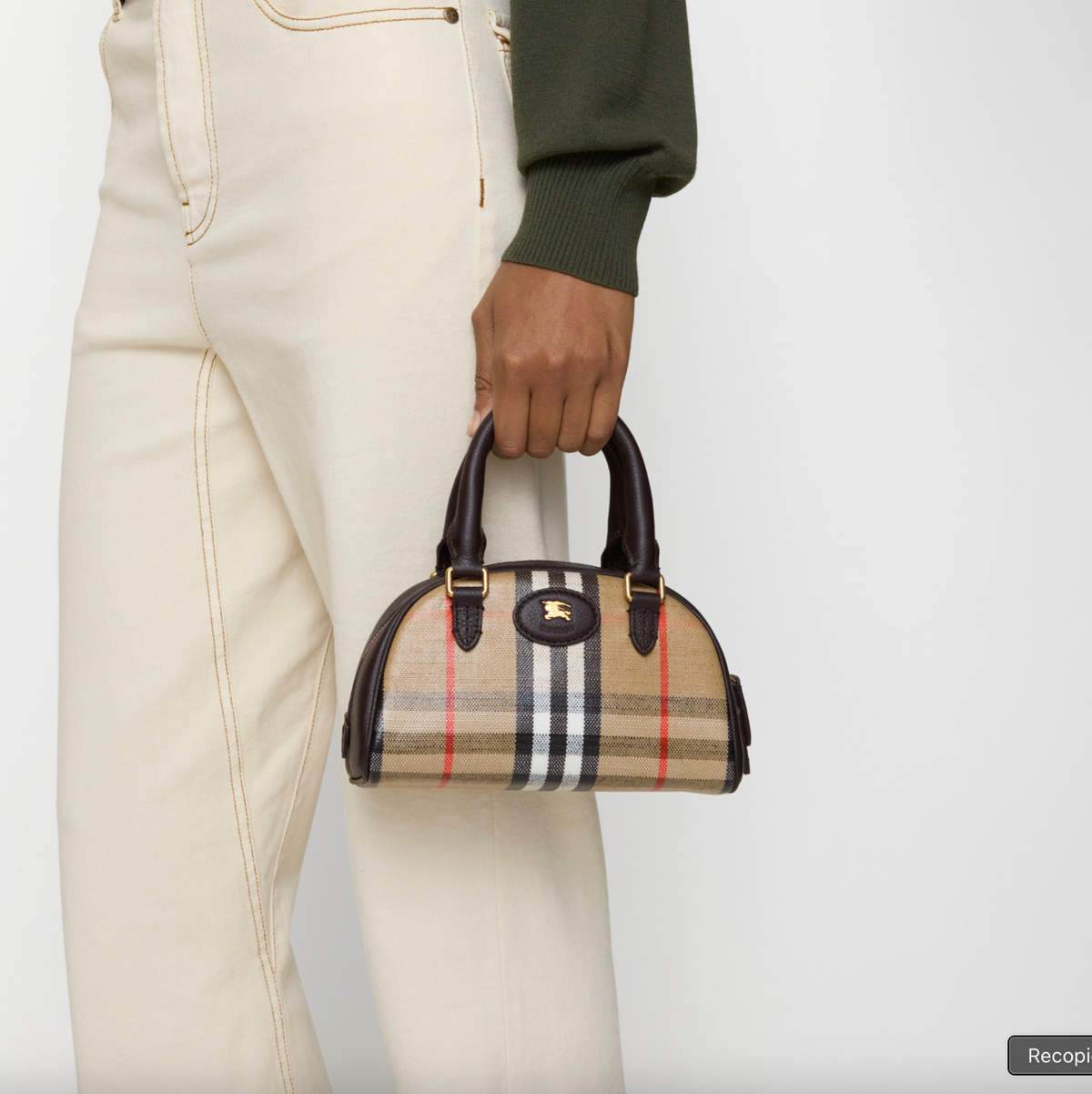 Burberry Mini sac bowling Highlands Hazel