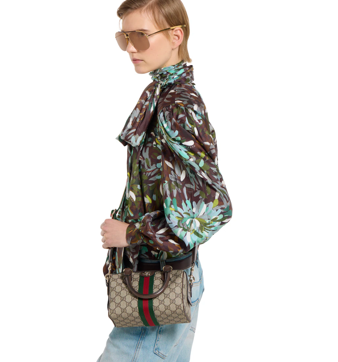 Gucci Sac Boston Ophidia petit format