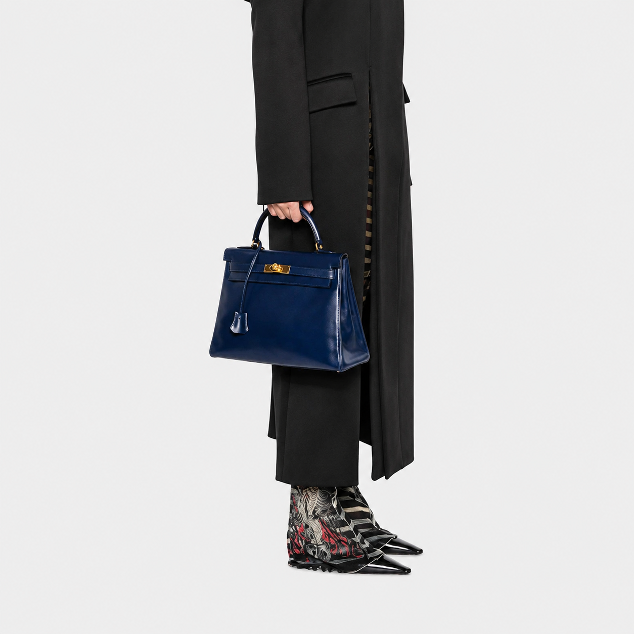 Hermès Sac Kelly 32 Bleu