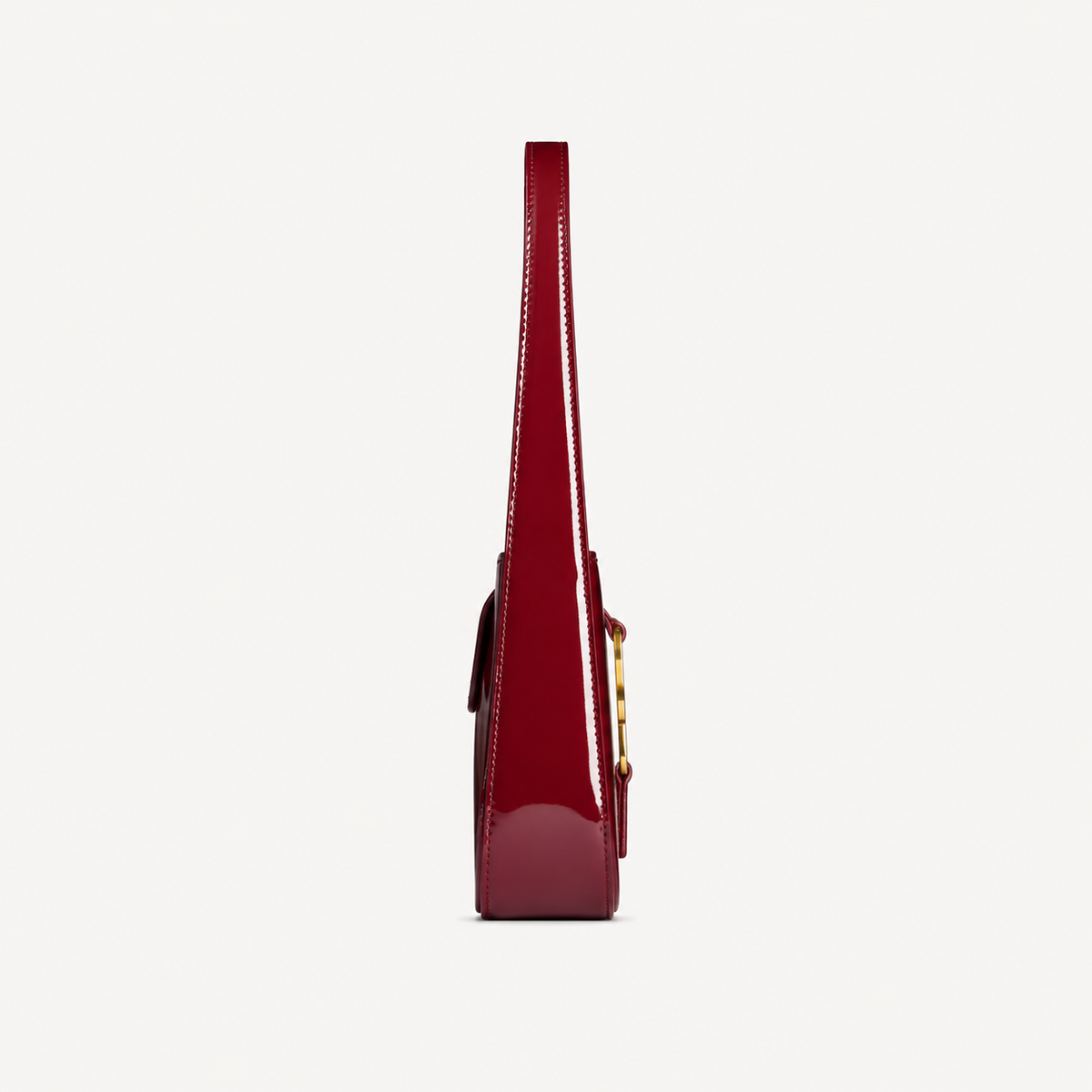Saint Laurent Sac Le 5 à 7 Mini Verni Rouge