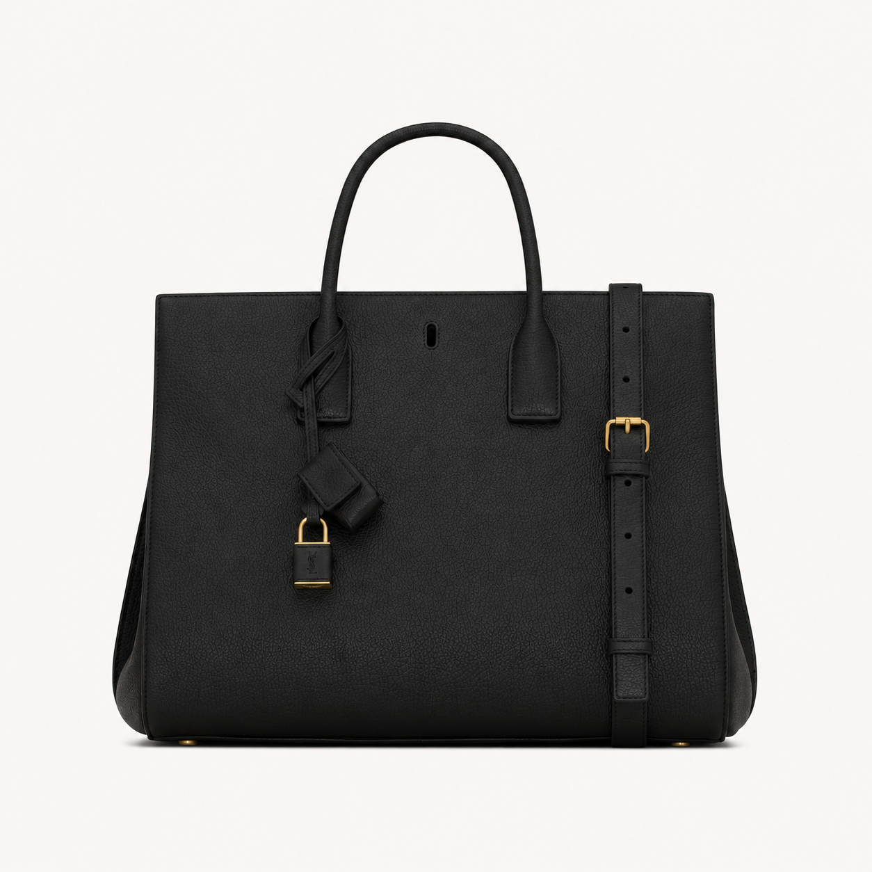 Saint Laurent Sac de Jour Grainé Large Noir