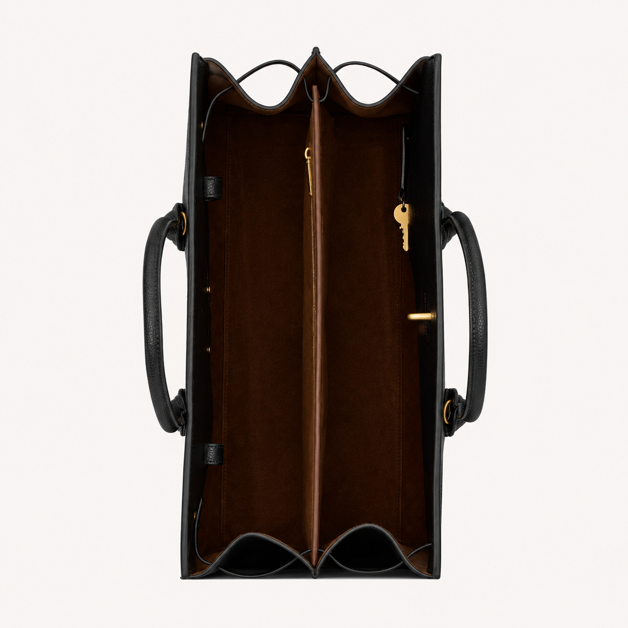 Saint Laurent Sac de Jour Grainé Large Noir