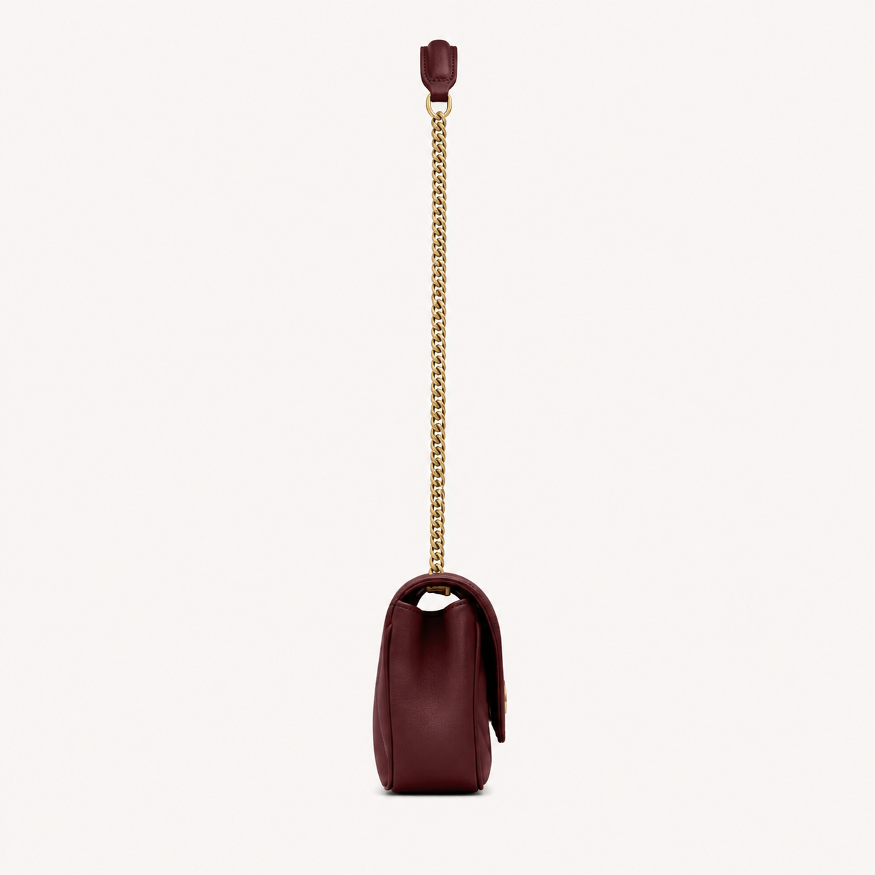 Saint Laurent Sac Loulou Mini Bordeaux