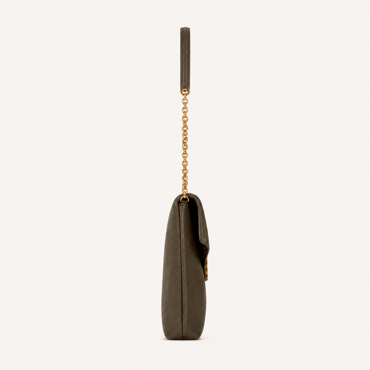 Saint Laurent Sac Cassandre Large à Chaîne Kaki