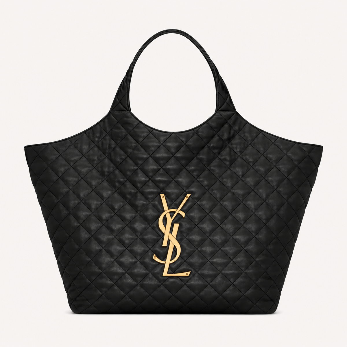 Saint Laurent Sac Icare Medium Nappa Matelassé Noir