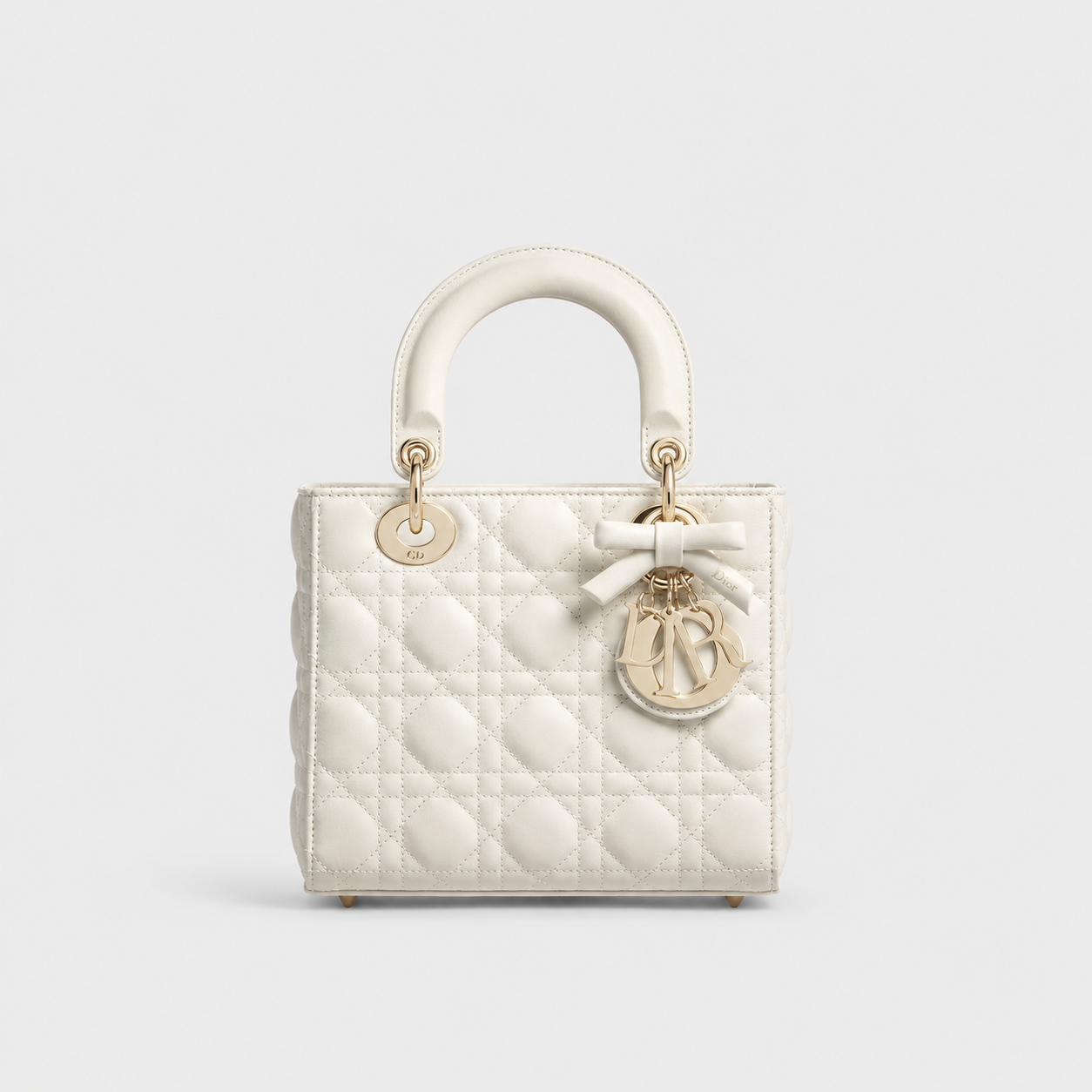 Dior Sac Lady Small Blanc à bandoulière