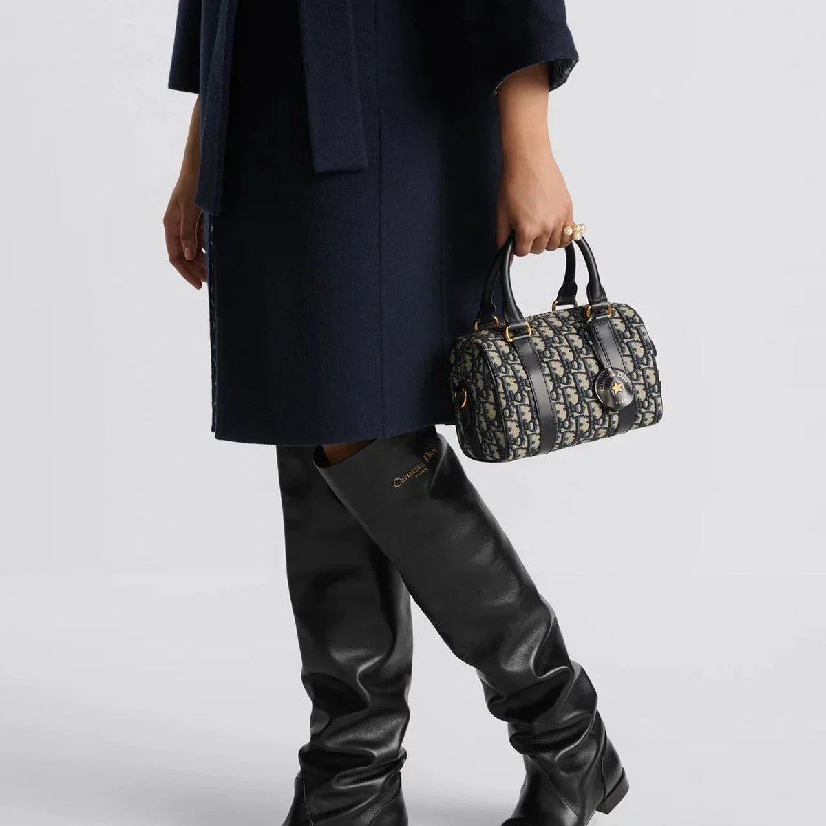 Dior Sac Groove 20 Toile Bleu
