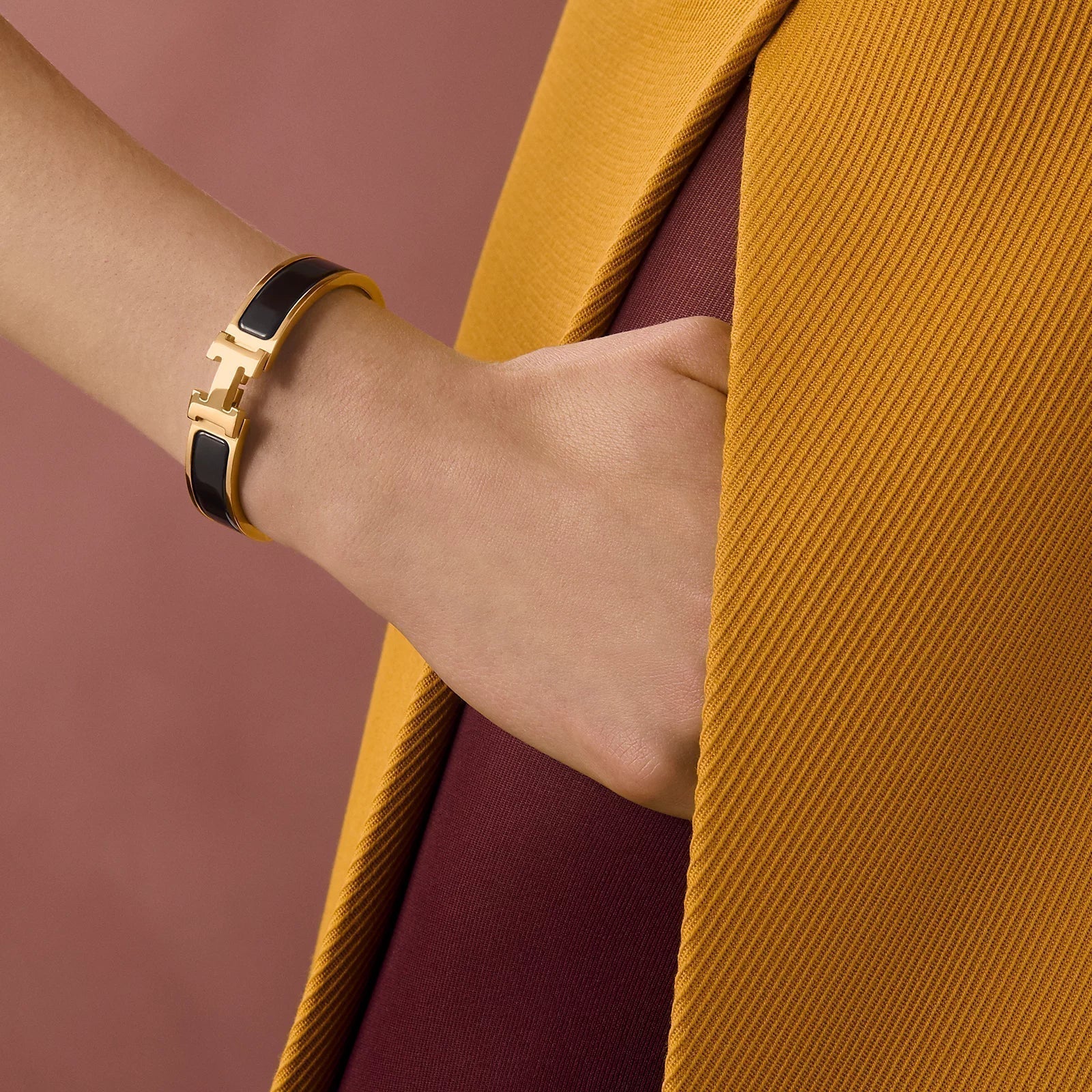 Bracelet Clic H Noir