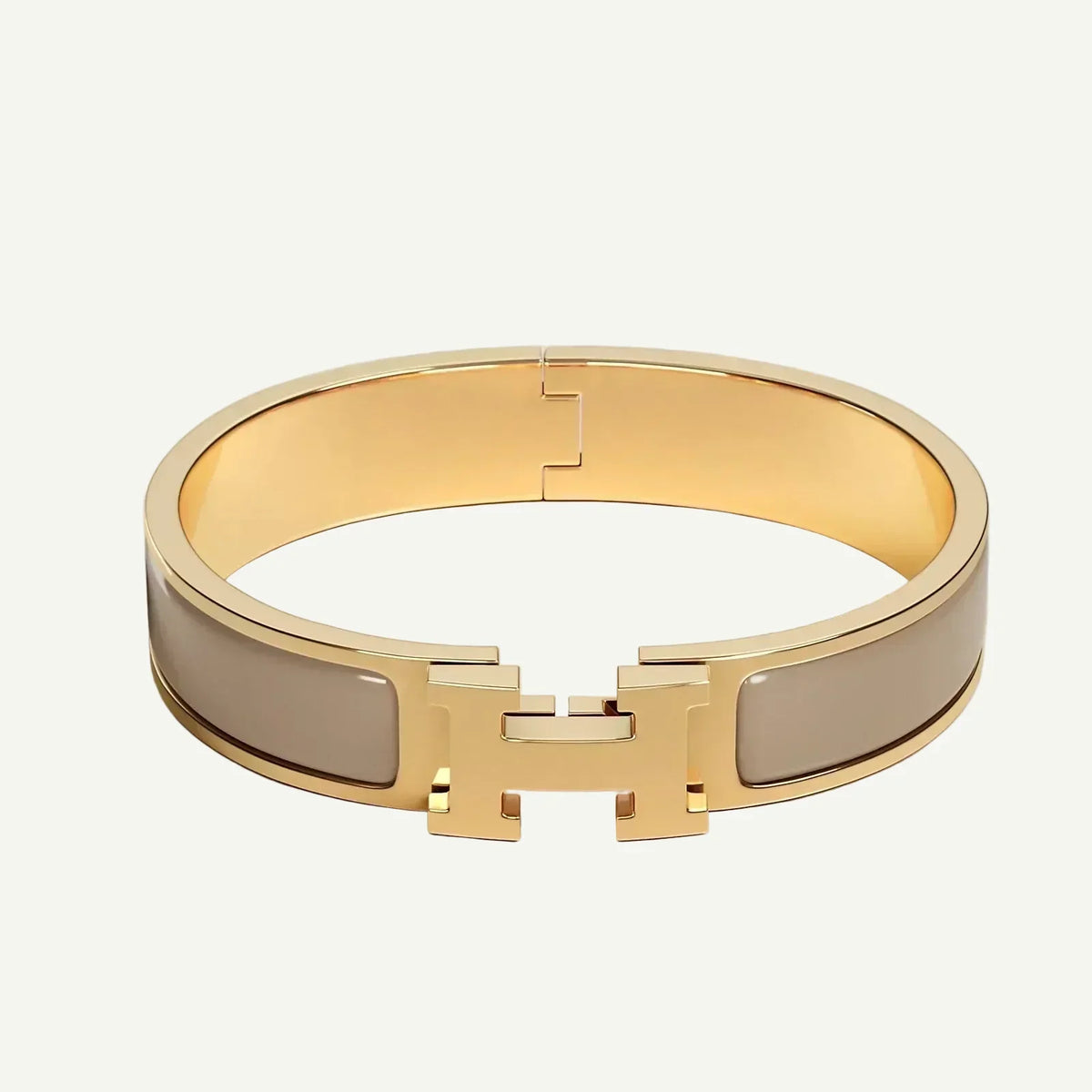 Bracelet Clic H Marron Glacé