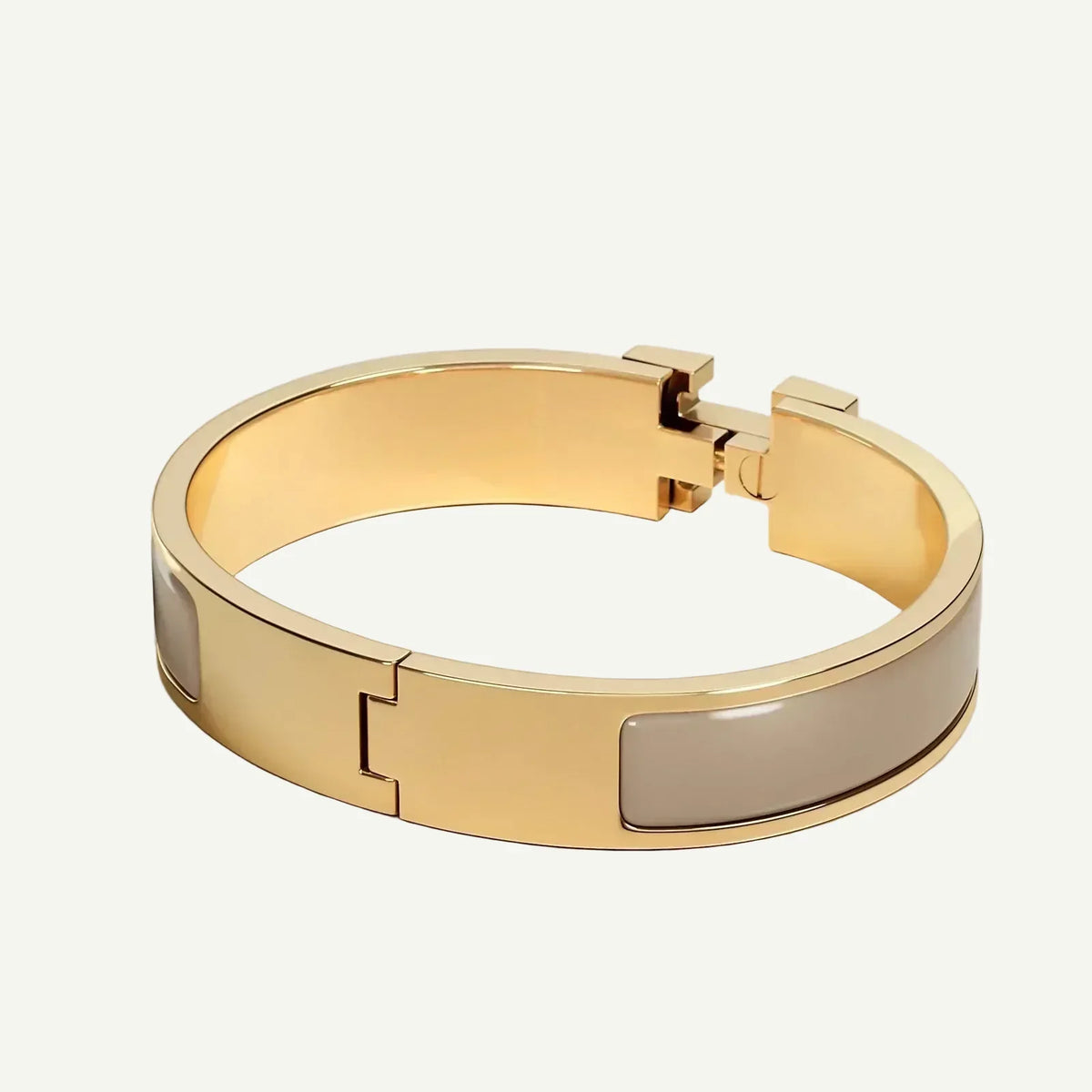 Bracelet Clic H Marron Glacé