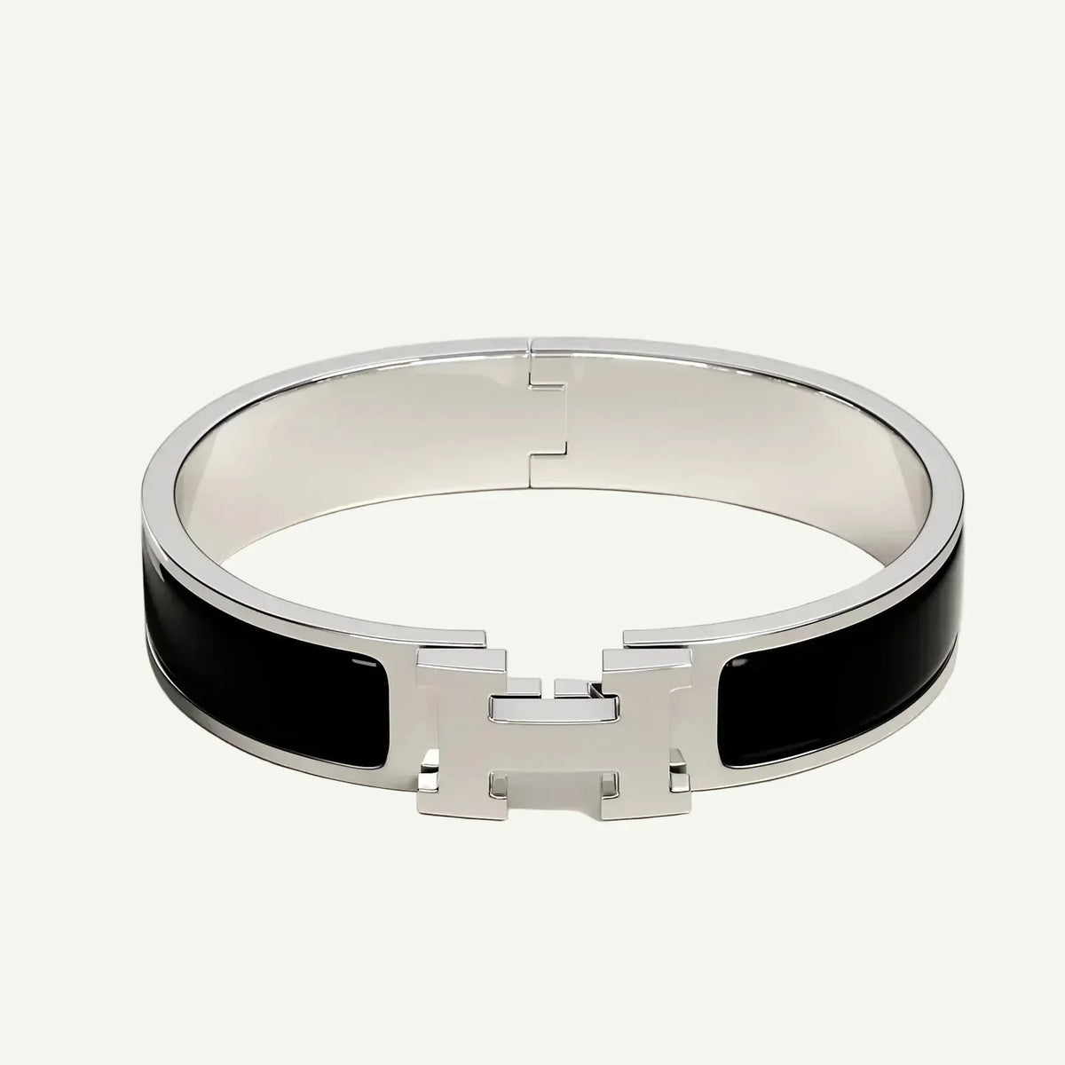 Hermès -  Clic H Bracelet Noir