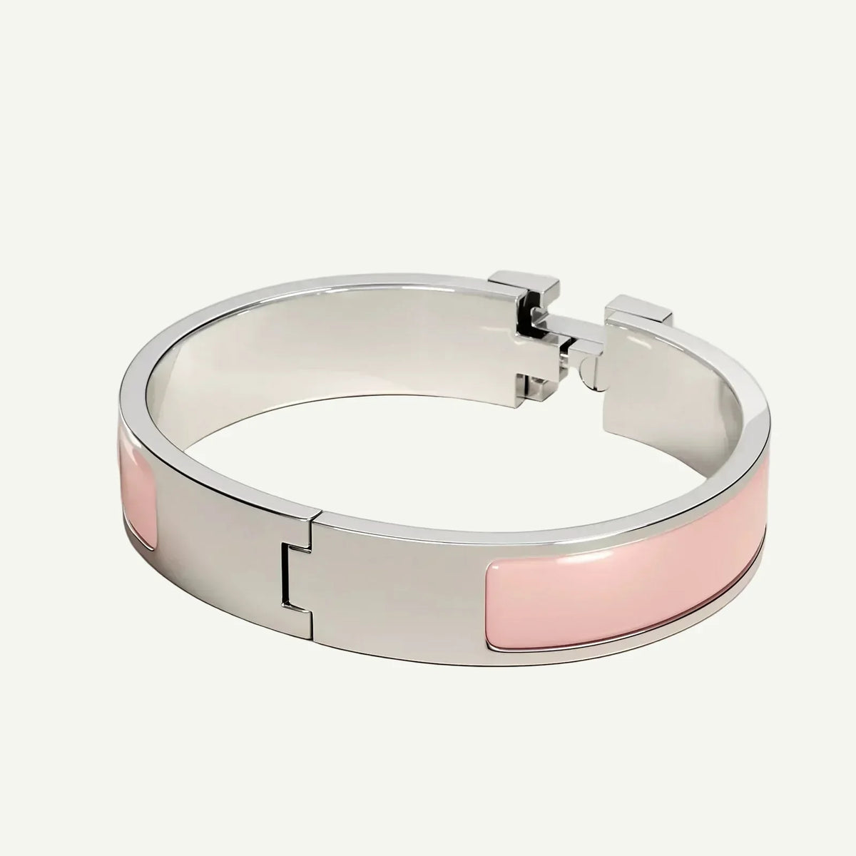 Hermès -  Clic H Bracelet Rose Candeur