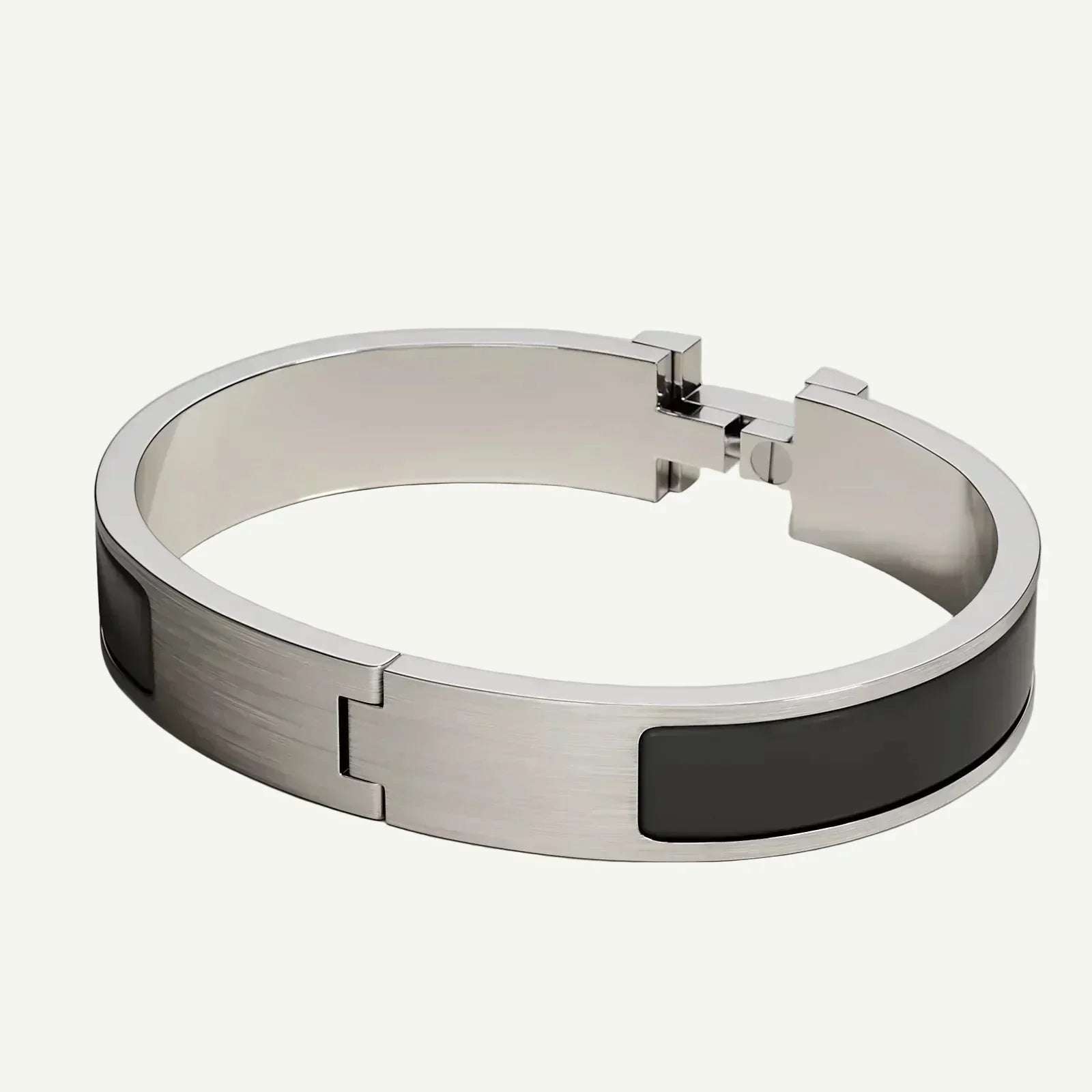 Hermès - Bracelet Clic HH Noir Mat