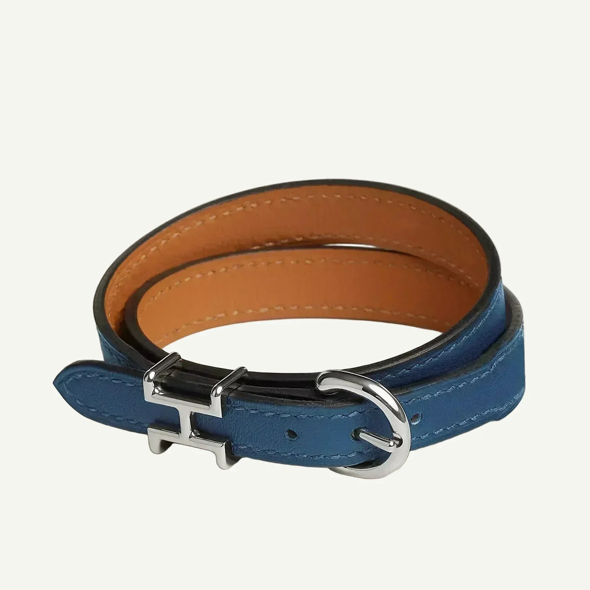 Hermès - Bracelet Trench Bleu Tie