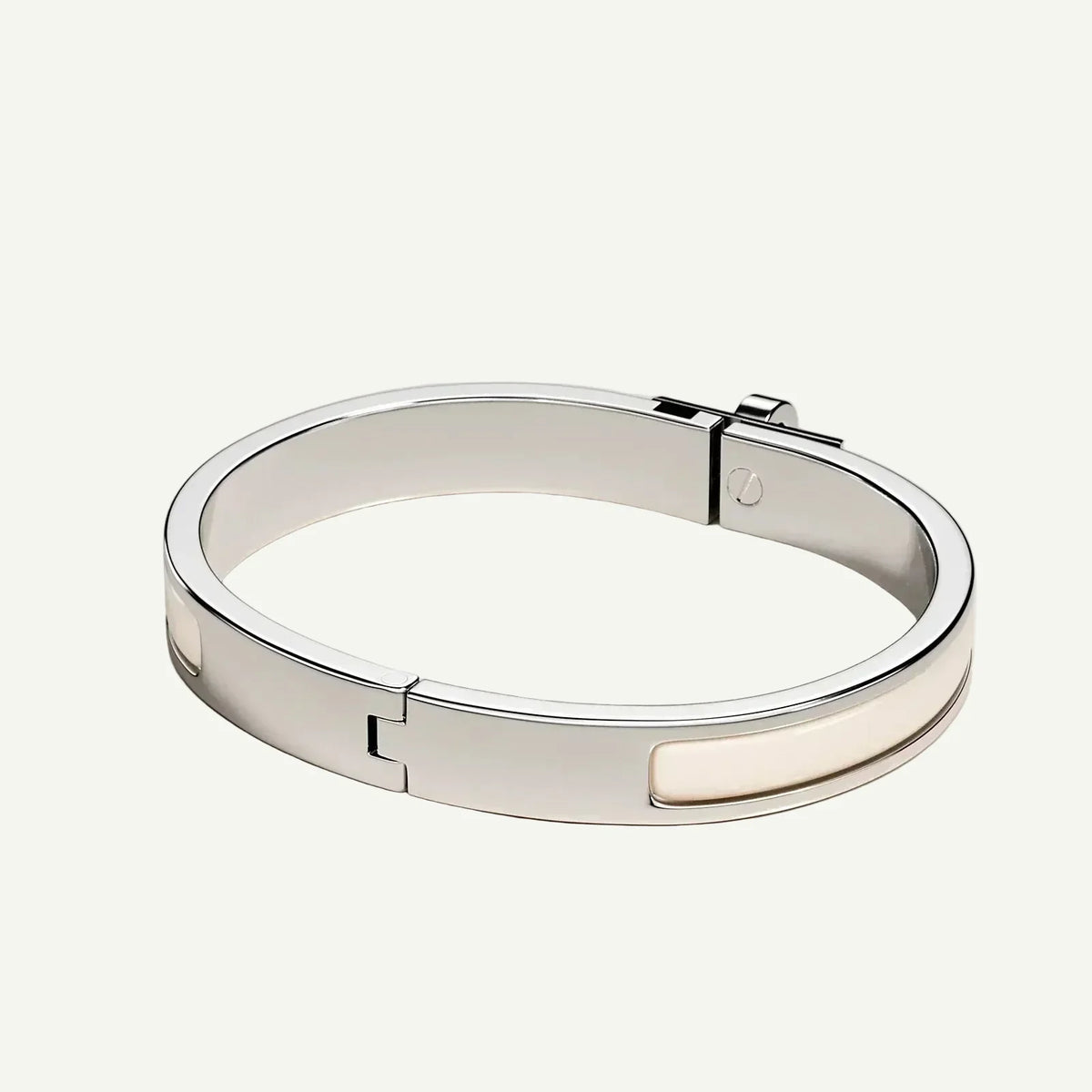 Hermès - Bracelet Mini Clic Kelly Crème 2