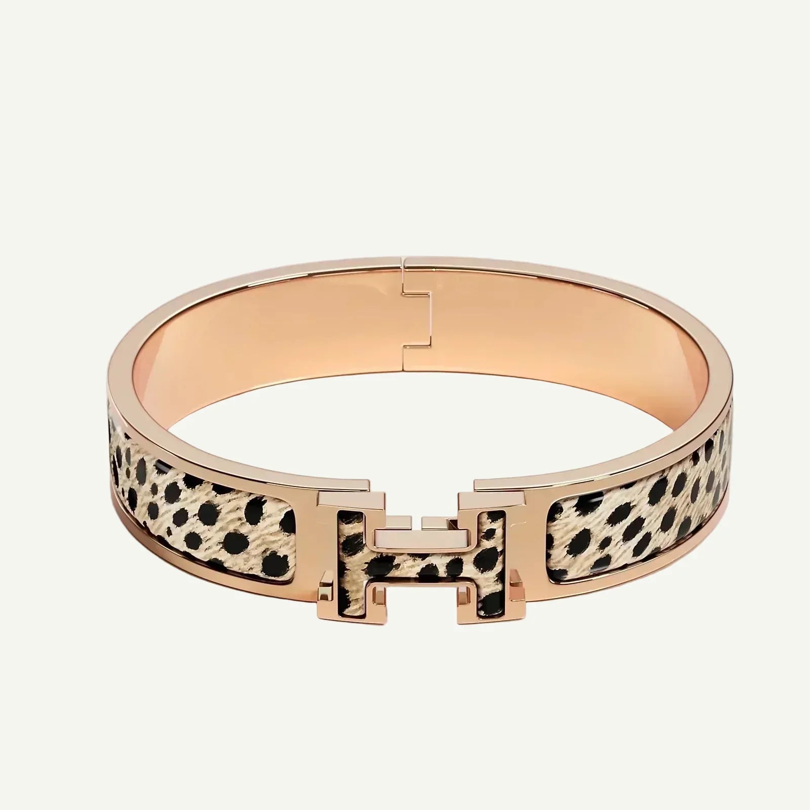 Hermès - Bracelet Clic H Acinonyx Jubatus