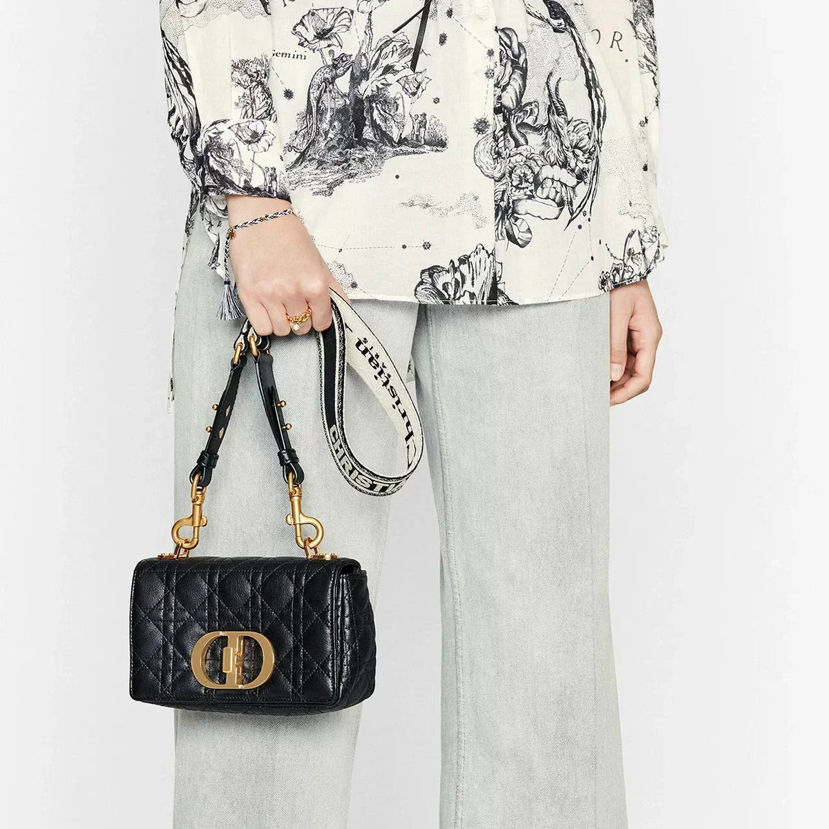 Dior Sac Caro Small Noir