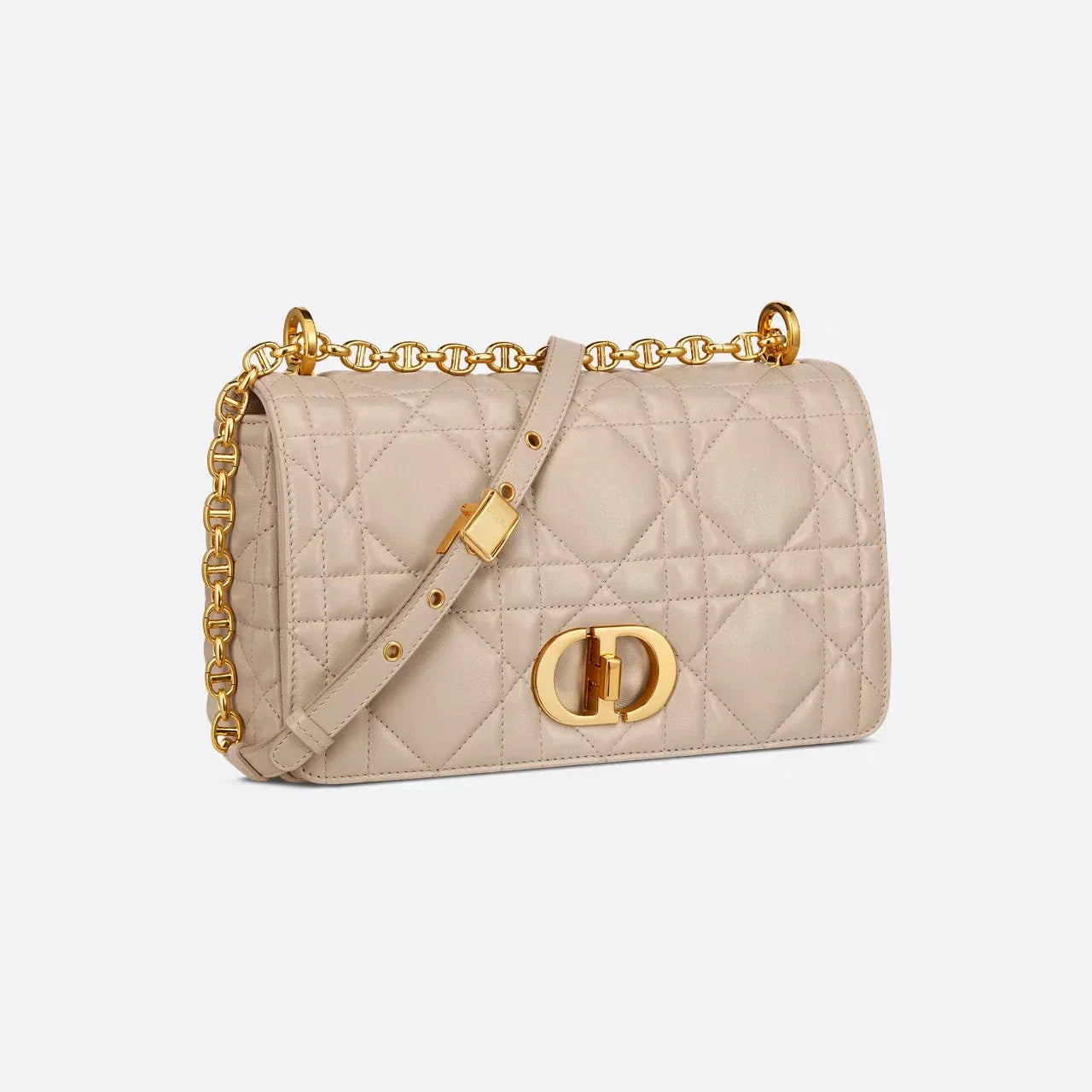 Dior Sac Soft Caro Medium Beige