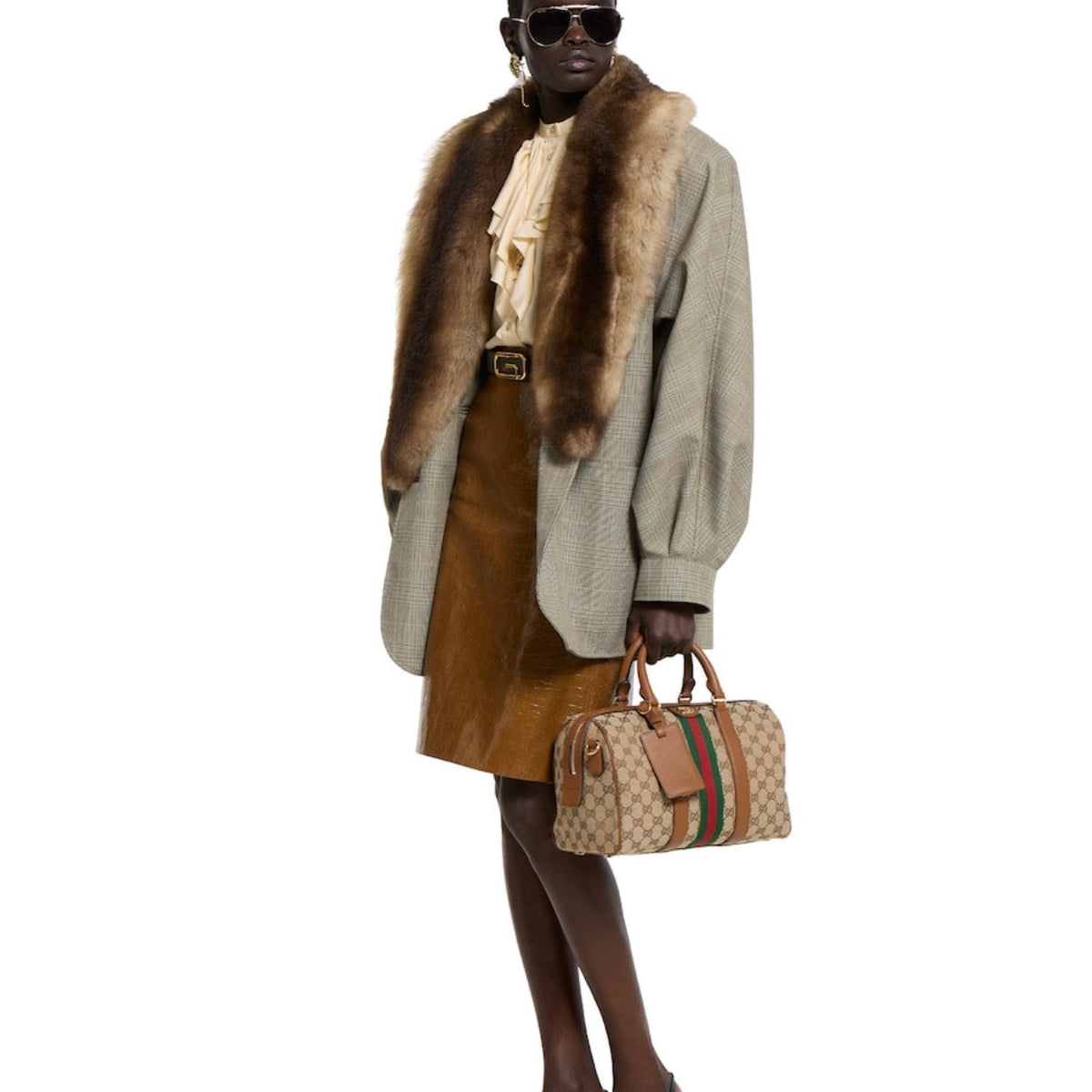 Gucci Sac Boston Ophidia Moyen Format